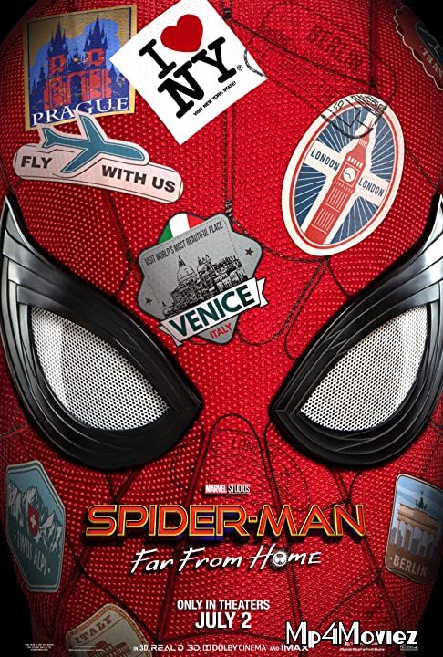 poster of Spider-Man: Far from Home (2019) Hindi Dubbed BRRip