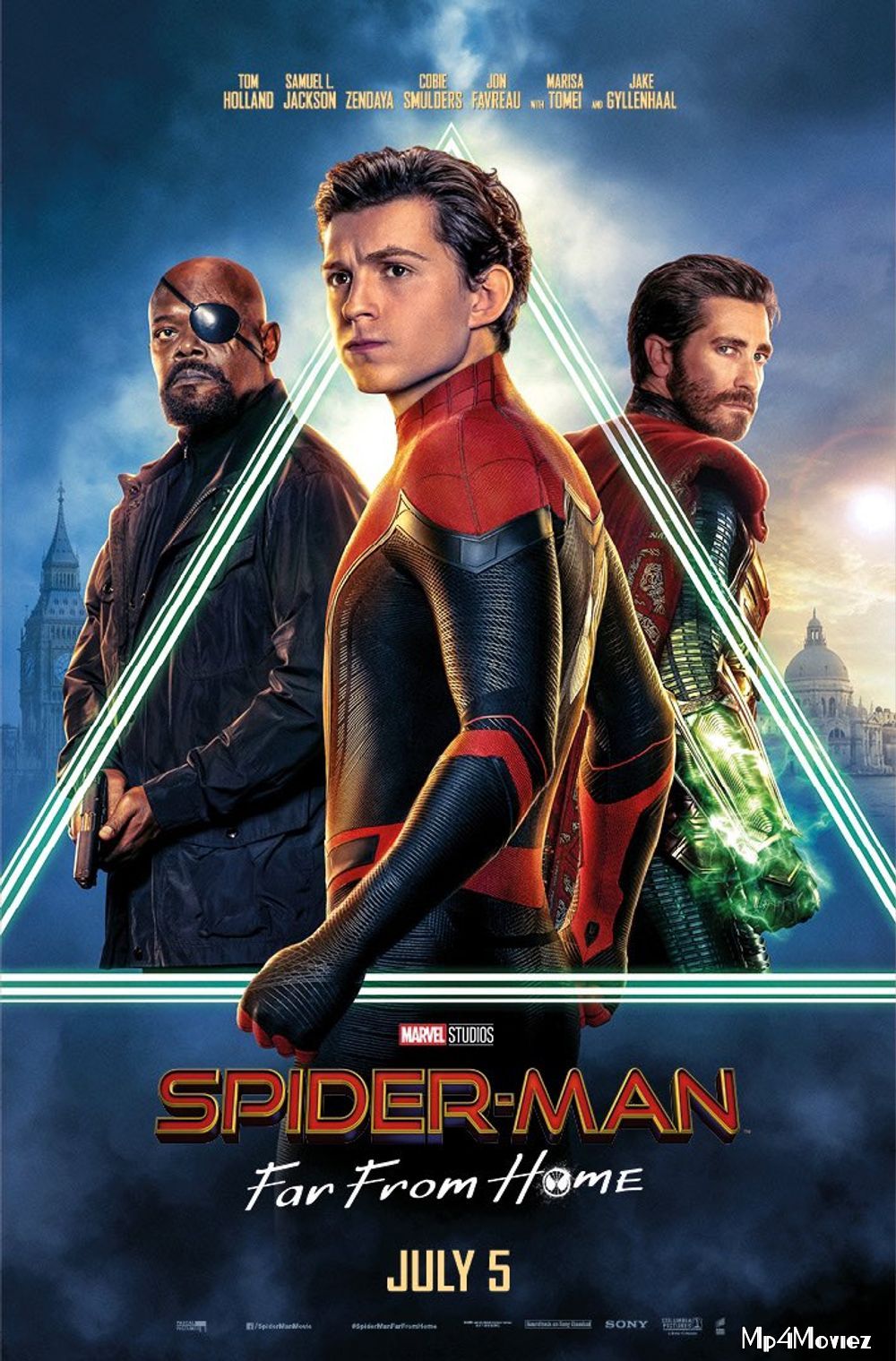 poster of Spider-Man: Far from Home 2019  Hindi Dubbed Full Movie