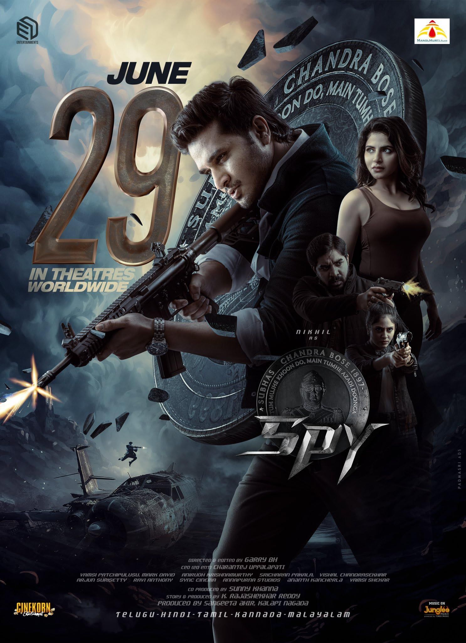 poster of Spy (2023) Hindi Dubbed HDRip