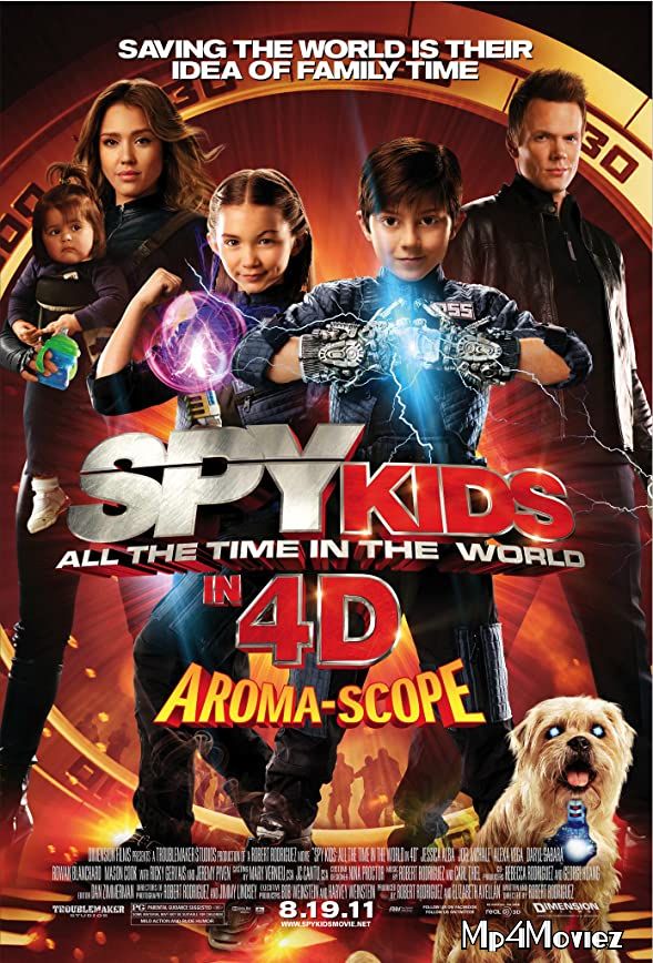 poster of Spy Kids 4-D: All the Time in the World 2011 Hindi Dubbed Movie