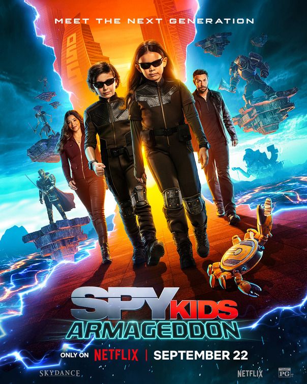 poster of Spy Kids Armageddon (2023) Hindi Dubbed