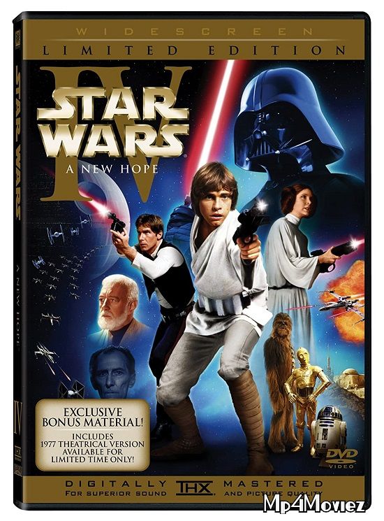 poster of Star Wars Episode IV A New Hope (1977) Hindi Dubbed BRRip