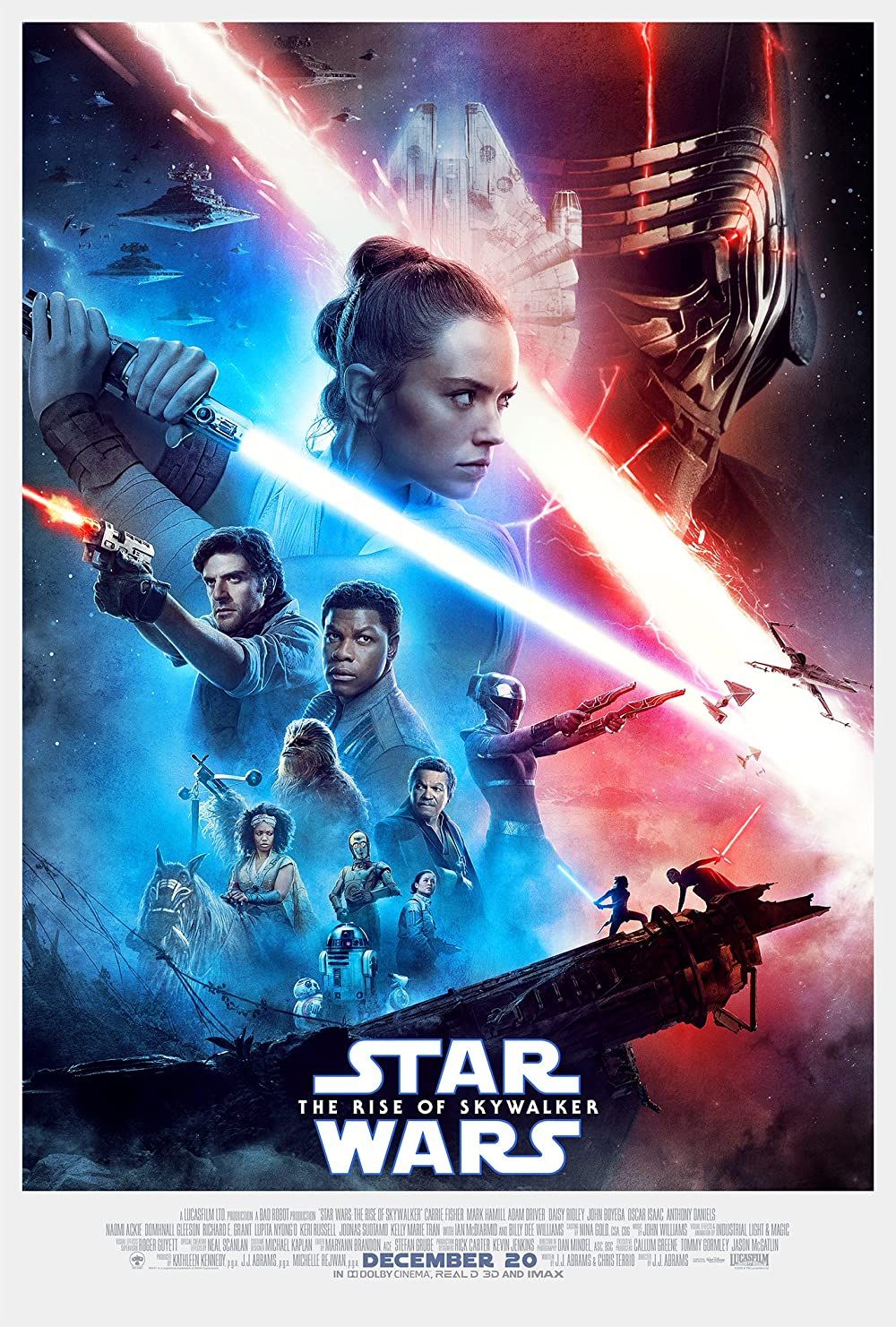 poster of Star Wars The Rise of Skywalker (2019) Hindi Dubbed BluRay