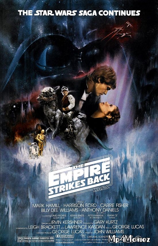 poster of Star Wars: Episode V - The Empire Strikes Back (1980) Hindi Dubbed BluRay