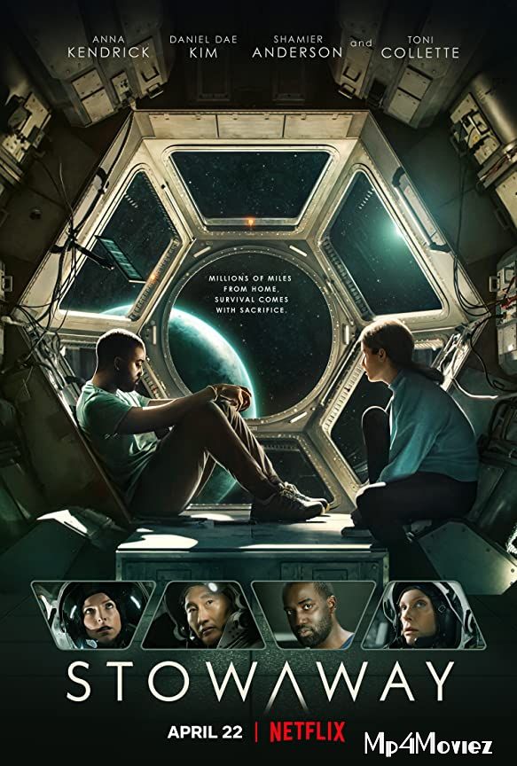 poster of Stowaway (2021) Hindi ORG Dubbed HDRip