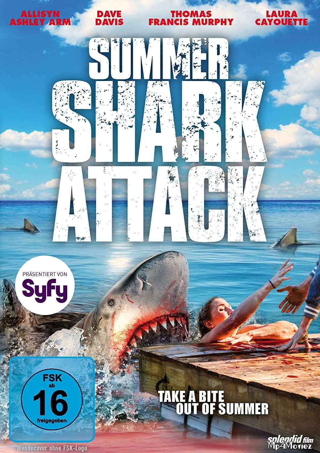 poster of Summer Shark Attack (2016) Hindi Dubbed BluRay