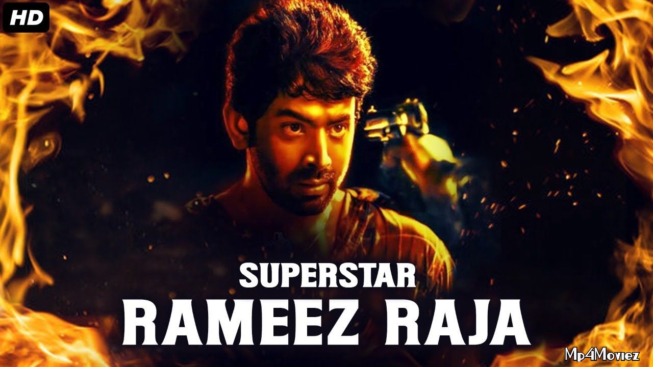 poster of Superstar Rameez Raja (Vidhi Madhi Ultaa) 2021 Hindi Dubbed Movie