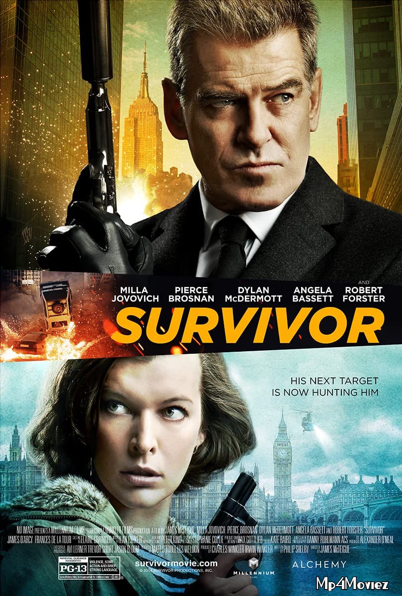 poster of Survivor 2015 Hindi Dubbed Movie Bluray