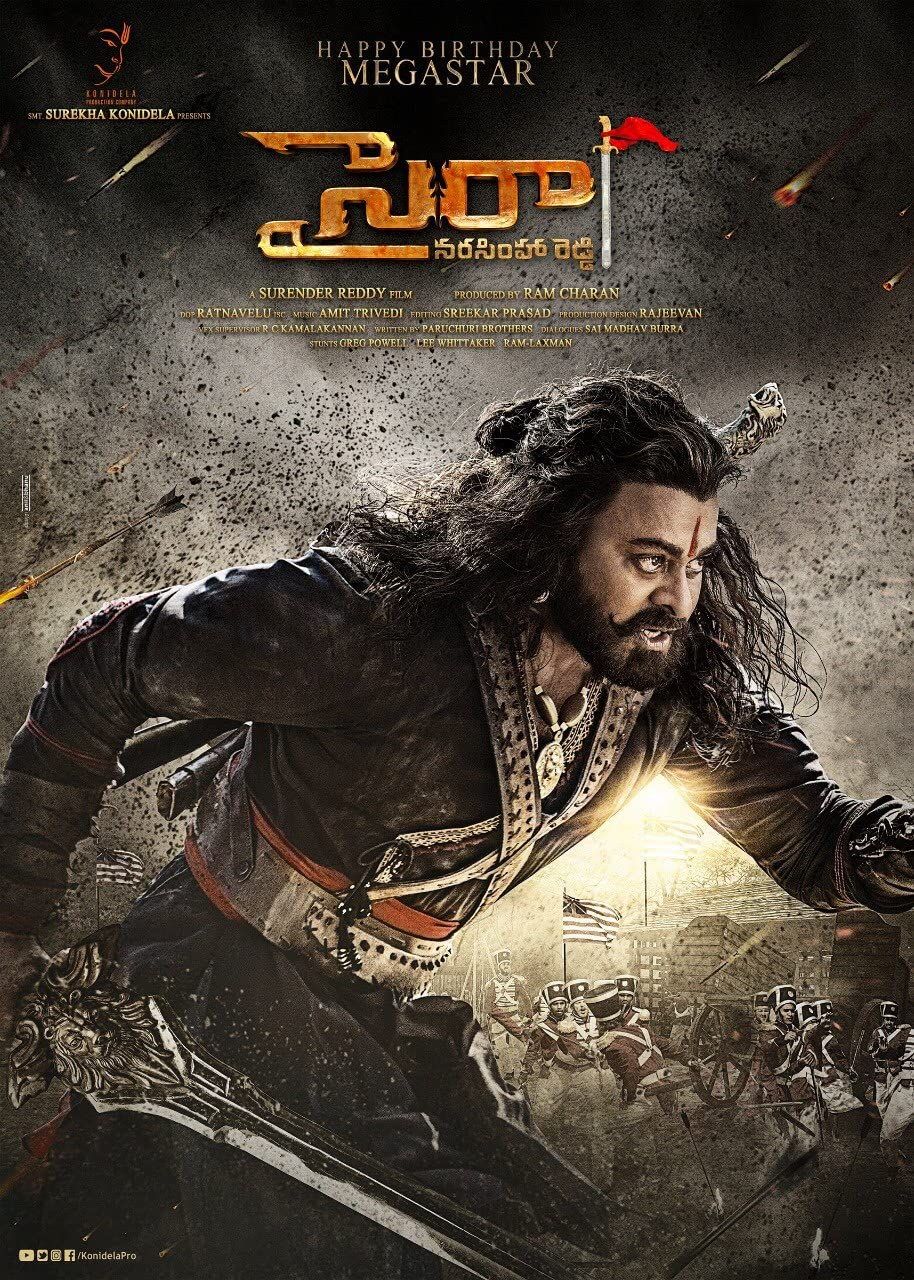 poster of Sye Raa Narasimha Reddy (2019) Hindi ORG Dubbed HDRip