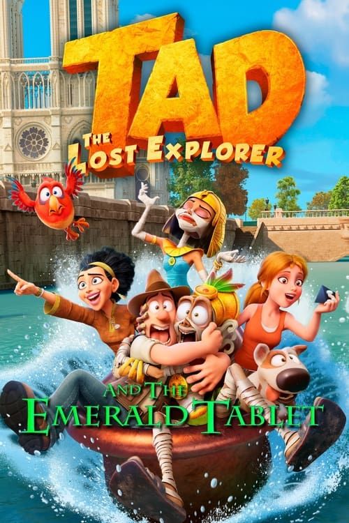 poster of Tad the Lost Explorer and the Emerald Tablet (2022) Hindi Dubbed Movie