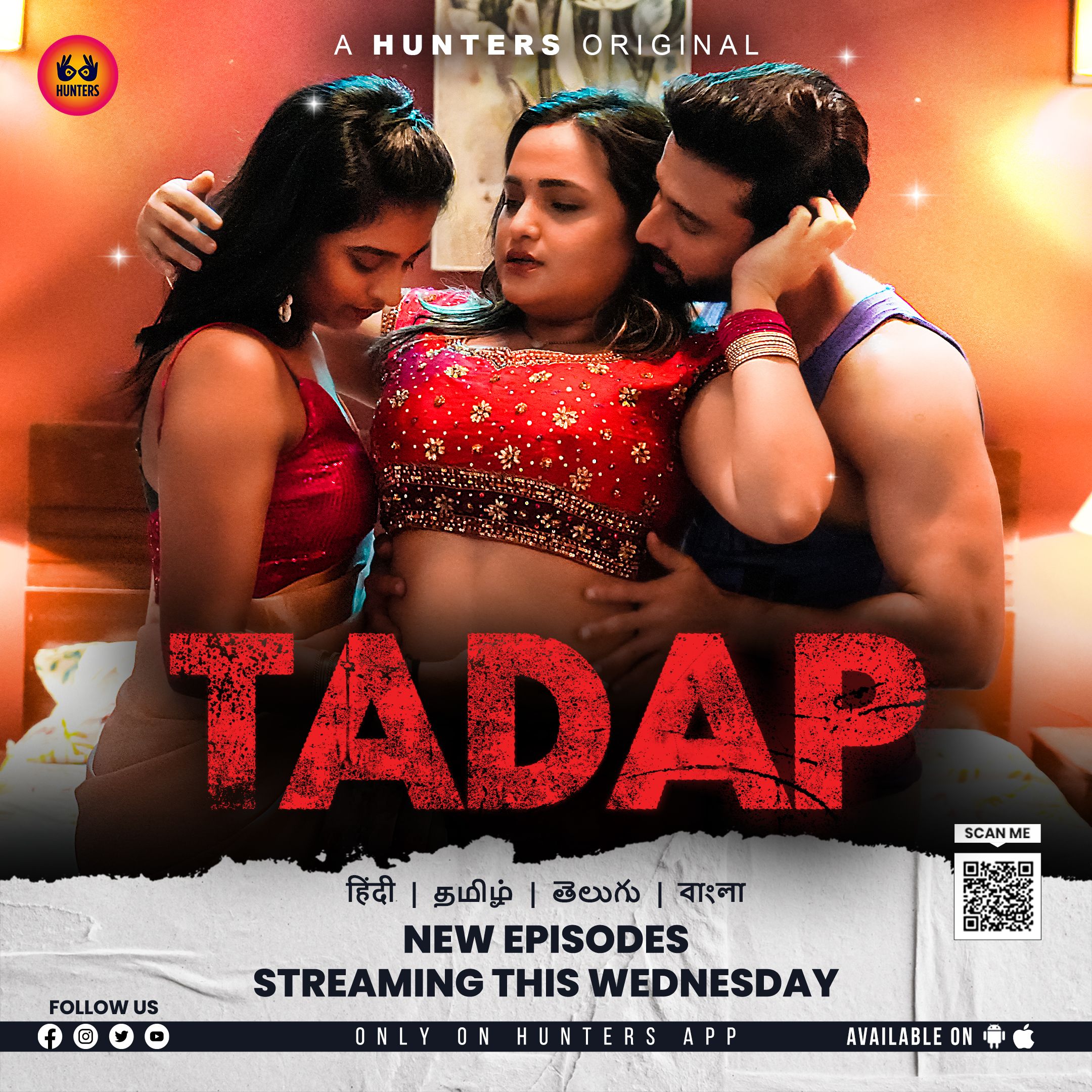 poster of Tadap (2023) S01E05 Hunters Hindi Web Series HDRip