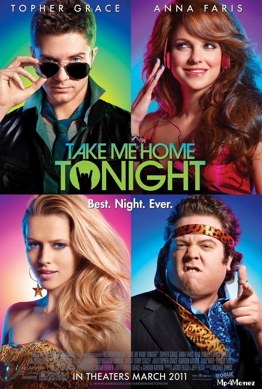 poster of Take Me Home Tonight 2011 Hindi Dubbed Movie