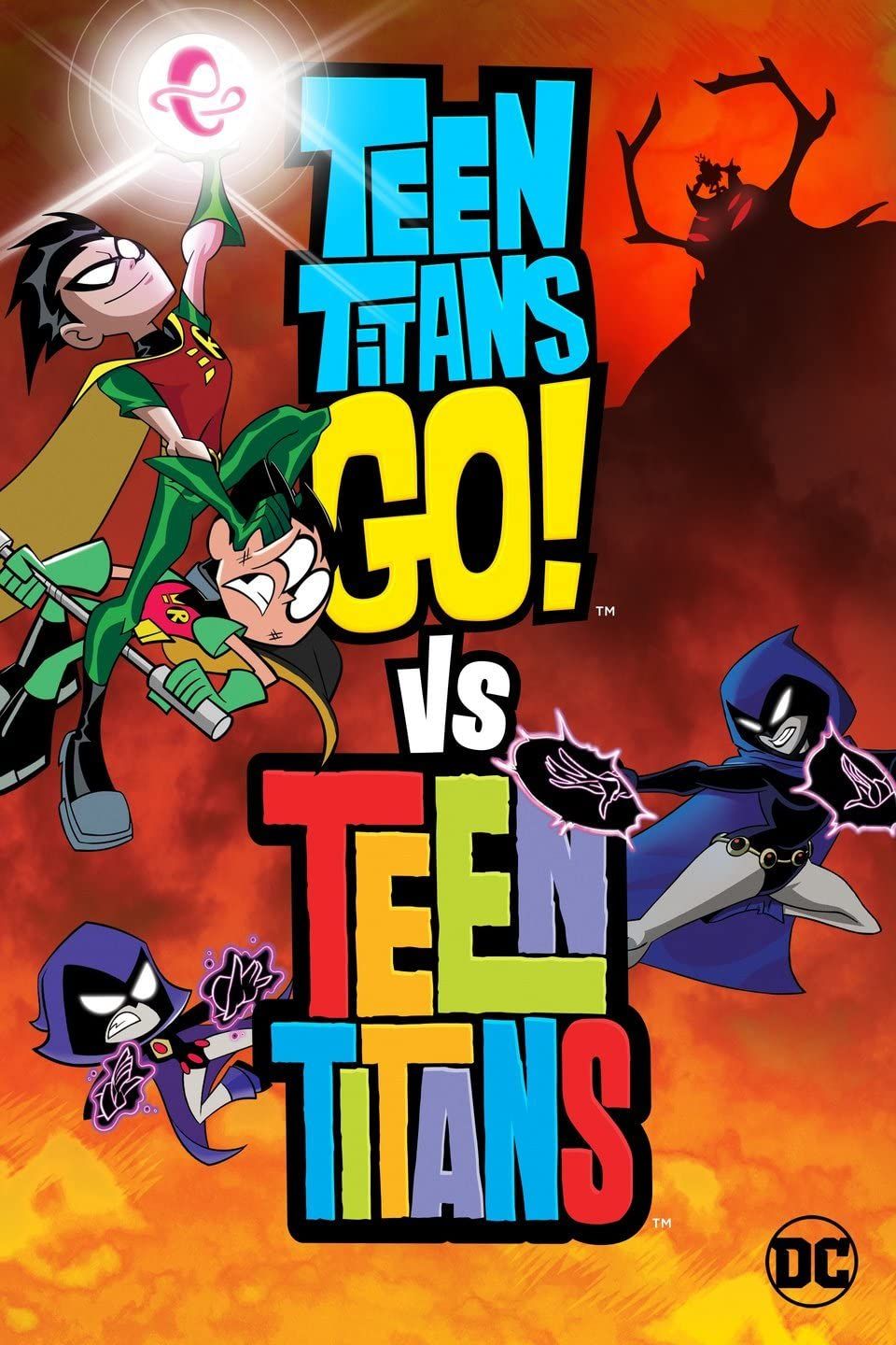 poster of Teen Titans Go Vs Teen Titans (2019) Hindi Dubbed BluRay