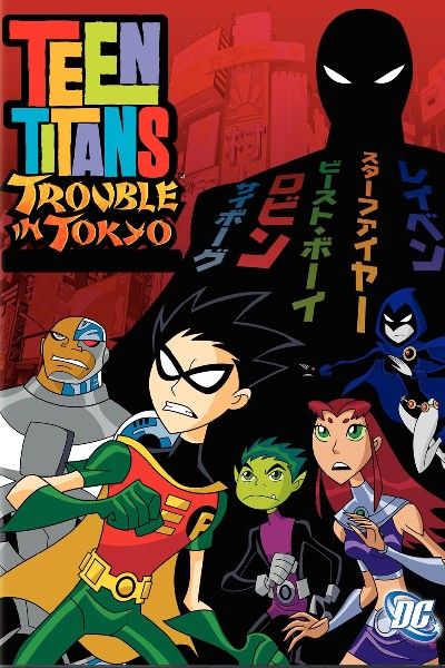 poster of Teen Titans: Trouble in Tokyo (2006) Hindi Dubbed BluRay