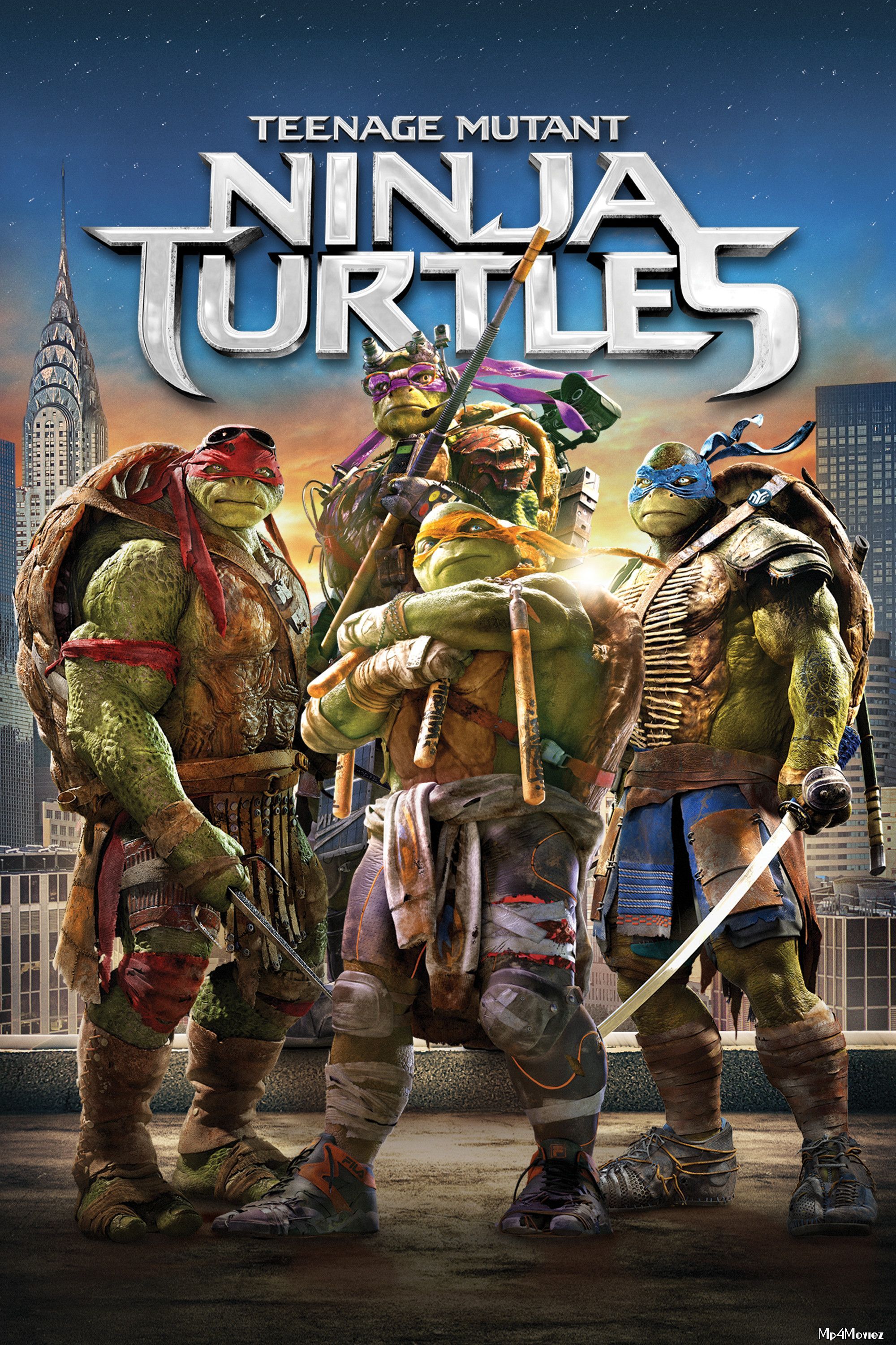 poster of Teenage Mutant Ninja Turtles 2014 Hindi Dubbed Full Movie