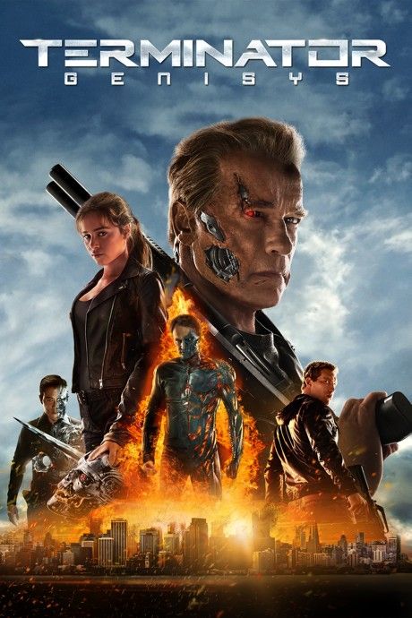 poster of Terminator Genisys (2015) Hindi Dubbed BluRay