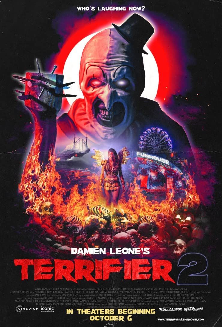 poster of Terrifier 2 (2022) Hindi Dubbed (Unofficial) WEBRip