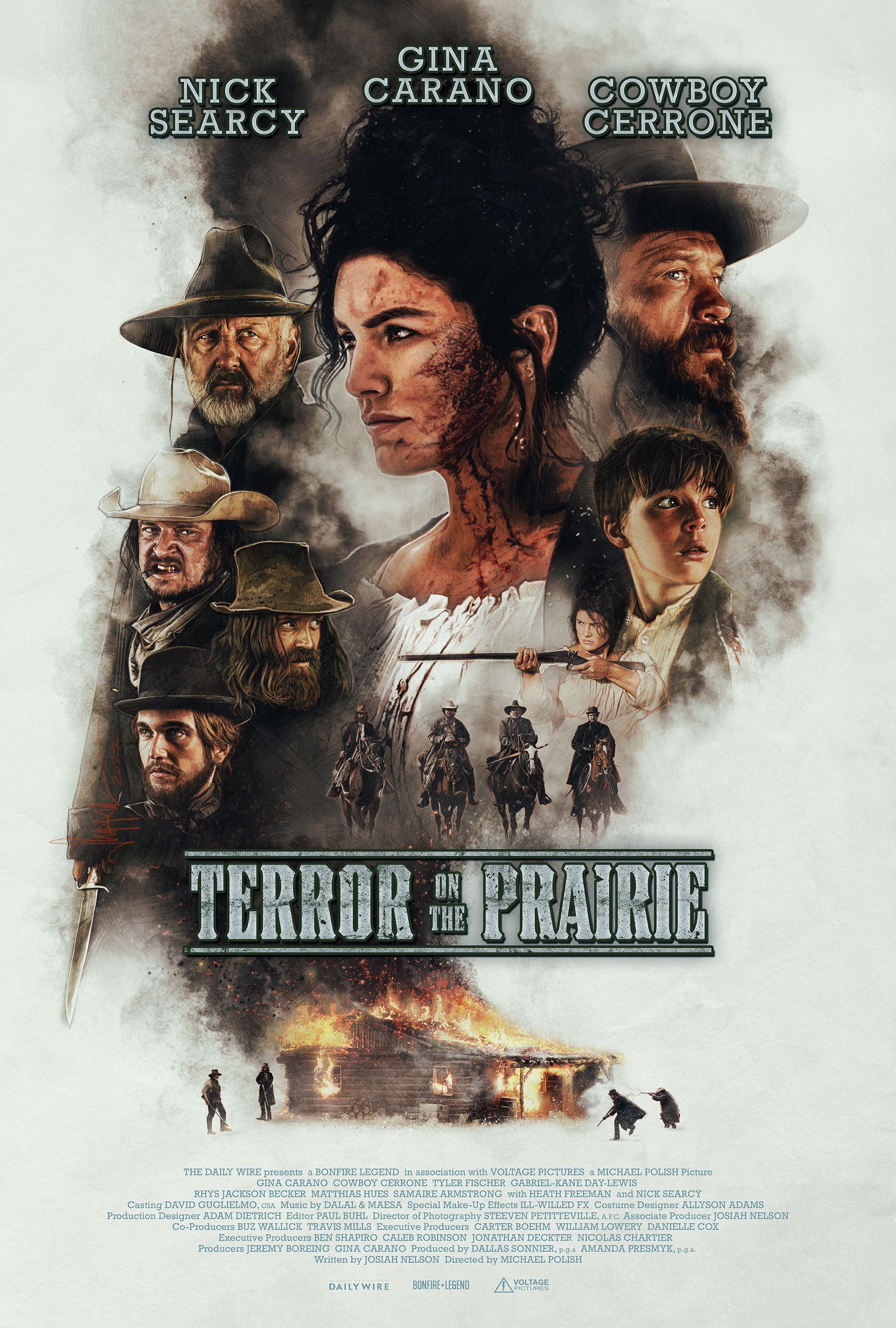 poster of Terror on the Prairie (2022) Telugu Dubbed (Unofficial) WEBRip