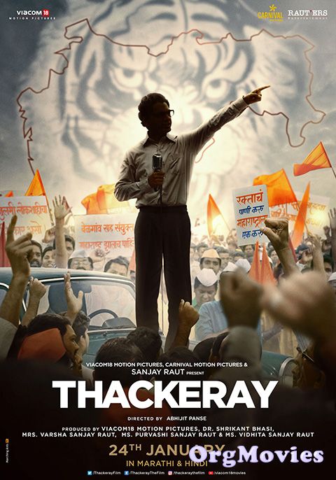 poster of Thackeray 2019 Marathi Full Movie