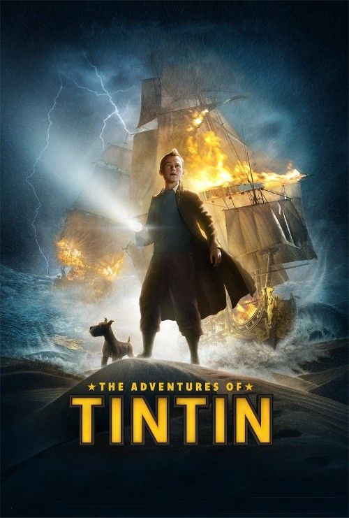 poster of The Adventures of Tintin (2011) Hindi ORG Dubbed BluRay