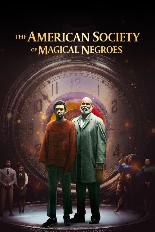 poster of The American Society of Magical Negroes (2024) Hindi Dubbed Movie