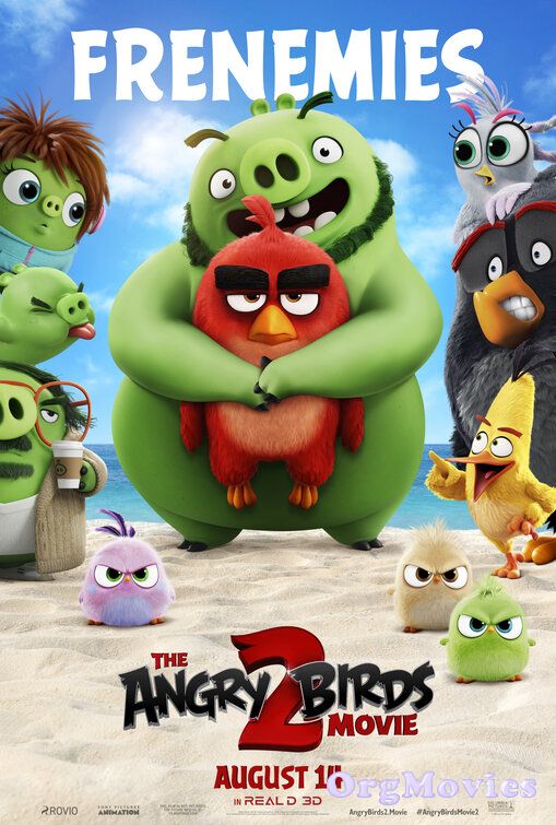 poster of The Angry Birds Movie 2 2019 Hindi Dubbed Full Movie