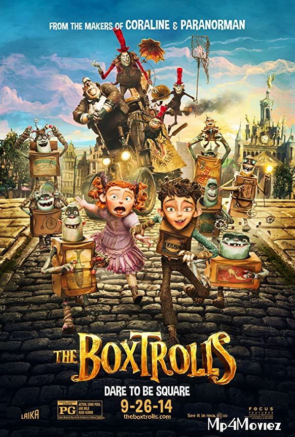 poster of The Boxtrolls 2014 Hindi Dubbed Movie