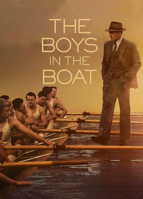 poster of The Boys in the Boat (2023) Hindi Dubbed Movie