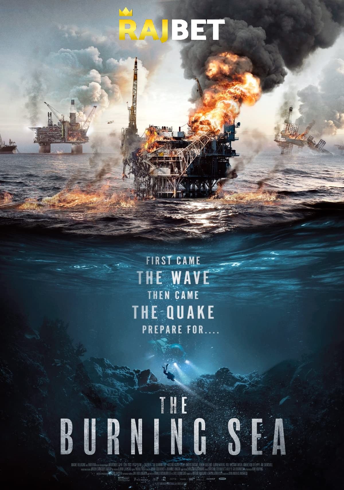 poster of The Burning Sea (2021) Hindi (Voice Over) Dubbed BluRay