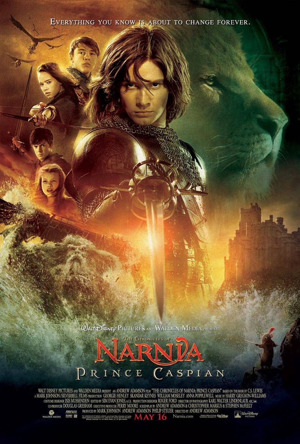 poster of The Chronicles of Narnia Prince Caspian (2008) Hindi Dubbed Movie