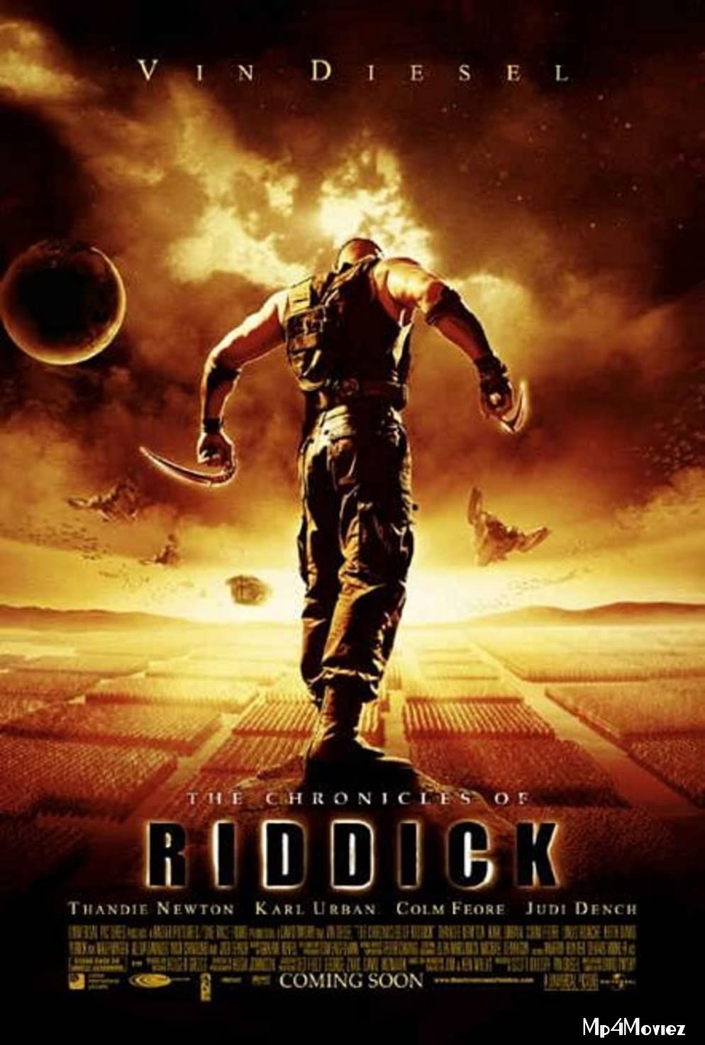 poster of The Chronicles of Riddick (2004) Hindi Dubbed BRRip