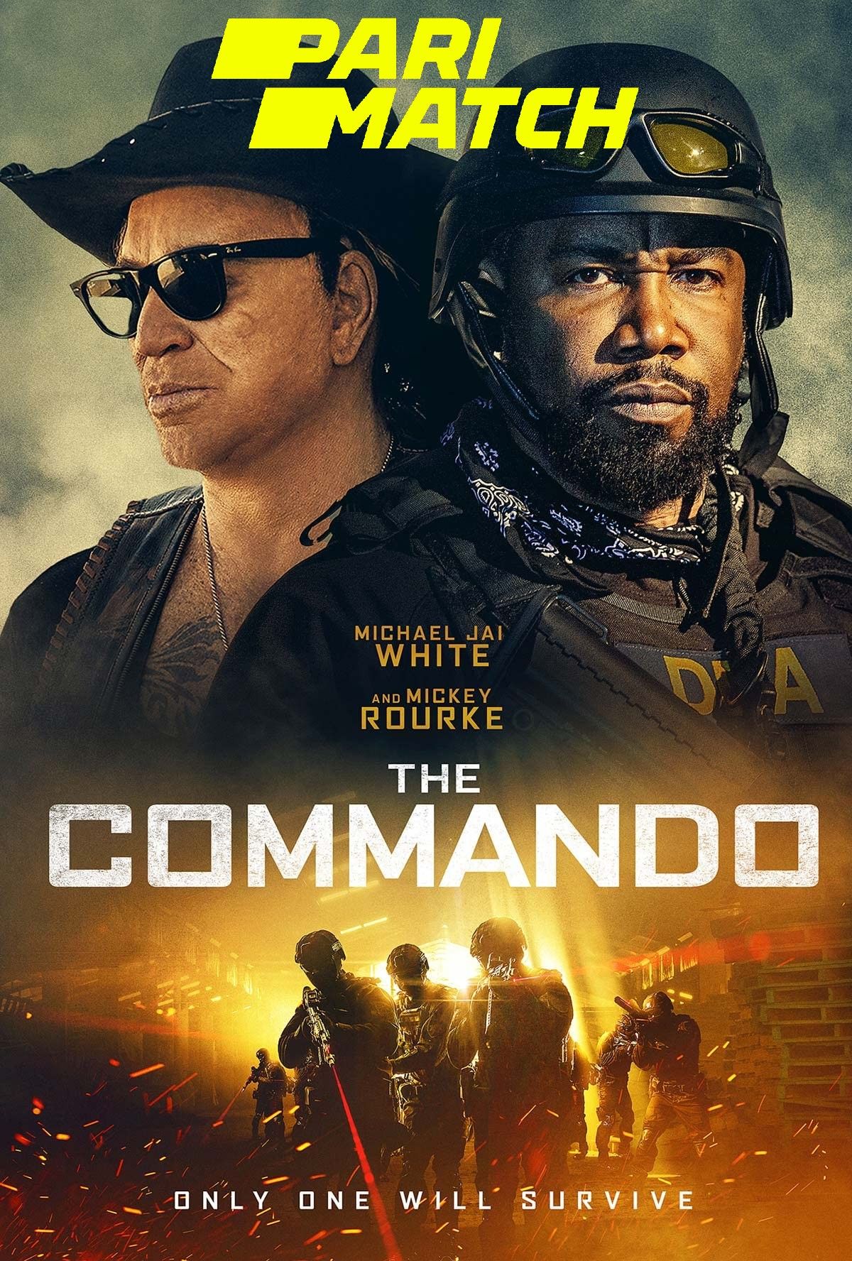 poster of The Commando (2022) Telugu (Voice Over) Dubbed WEBRip