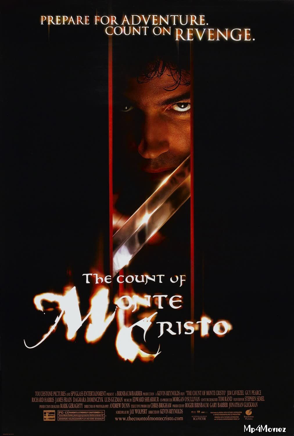 poster of The Count of Monte Cristo 2002 Hindi Dubbed Movie