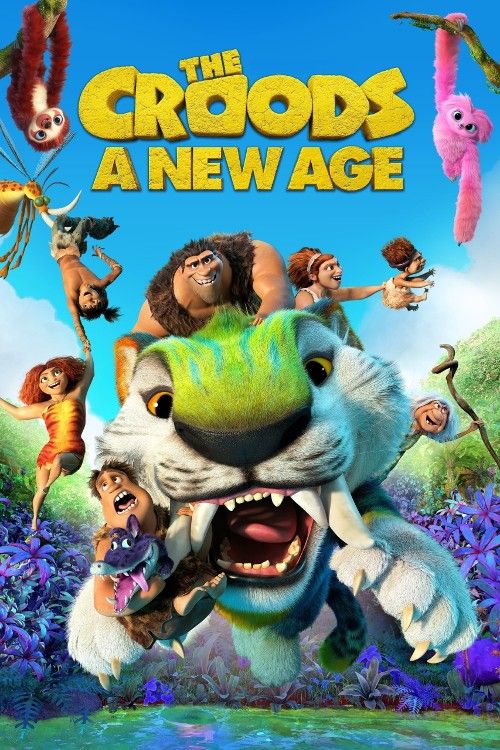 poster of The Croods: A New Age (2020) Hindi Dubbed