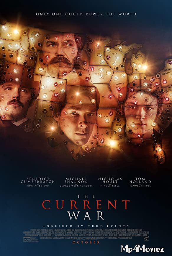 poster of The Current War Directors Cut (2017) Hindi Dubbed Movie