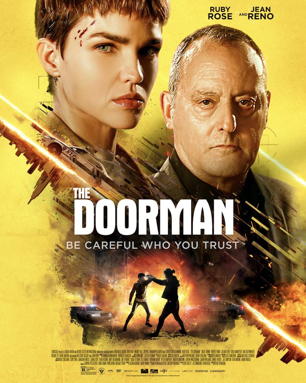 poster of The Doorman (2020) Hindi Dubbed BluRay