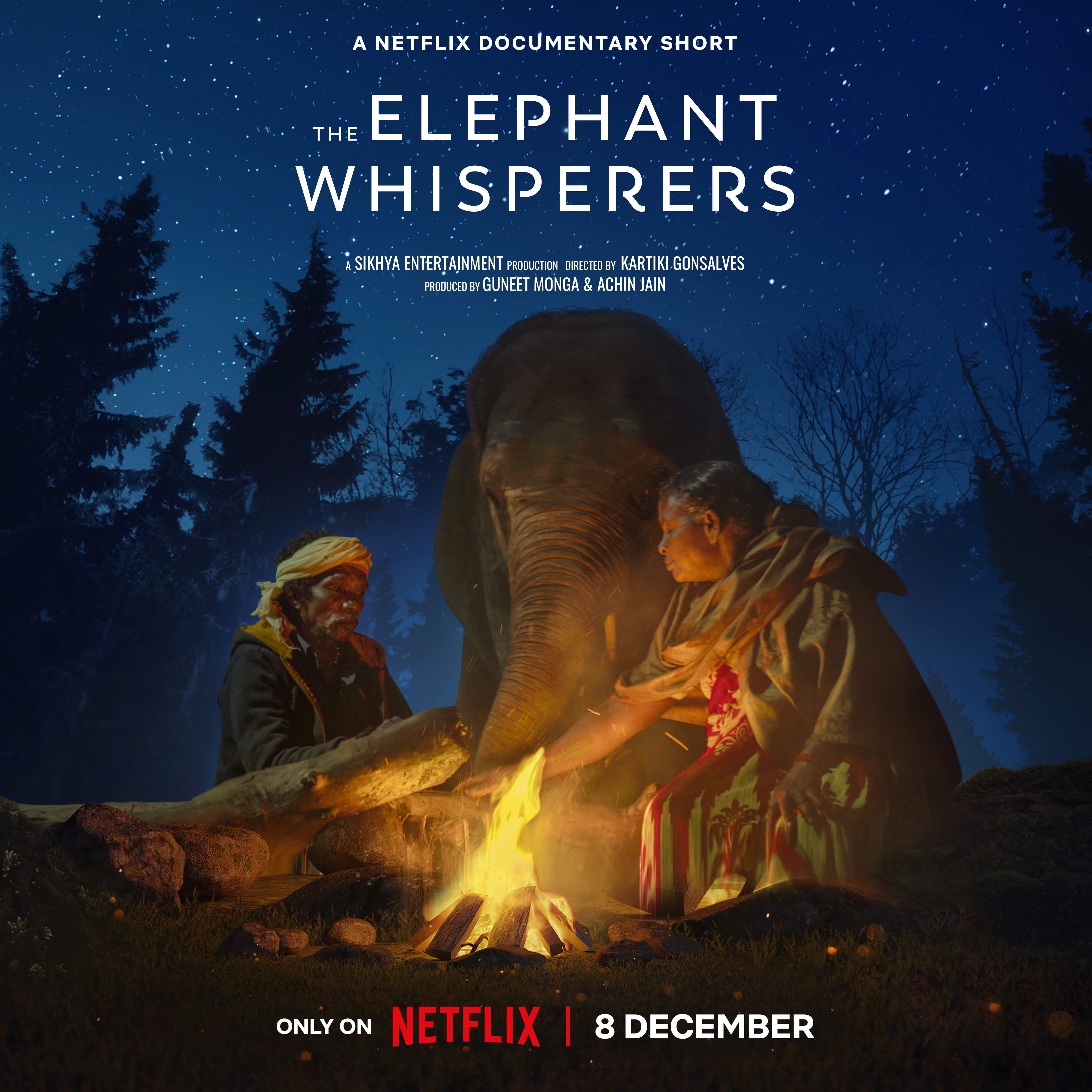 poster of The Elephant Whisperers (2022) Hindi ORG Dubbed HDRip