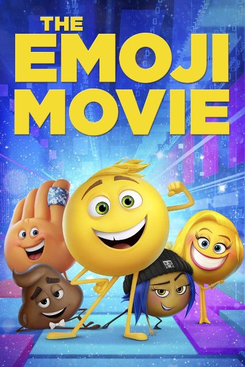 poster of The Emoji Movie (2017) Hindi ORG Dubbed Movie