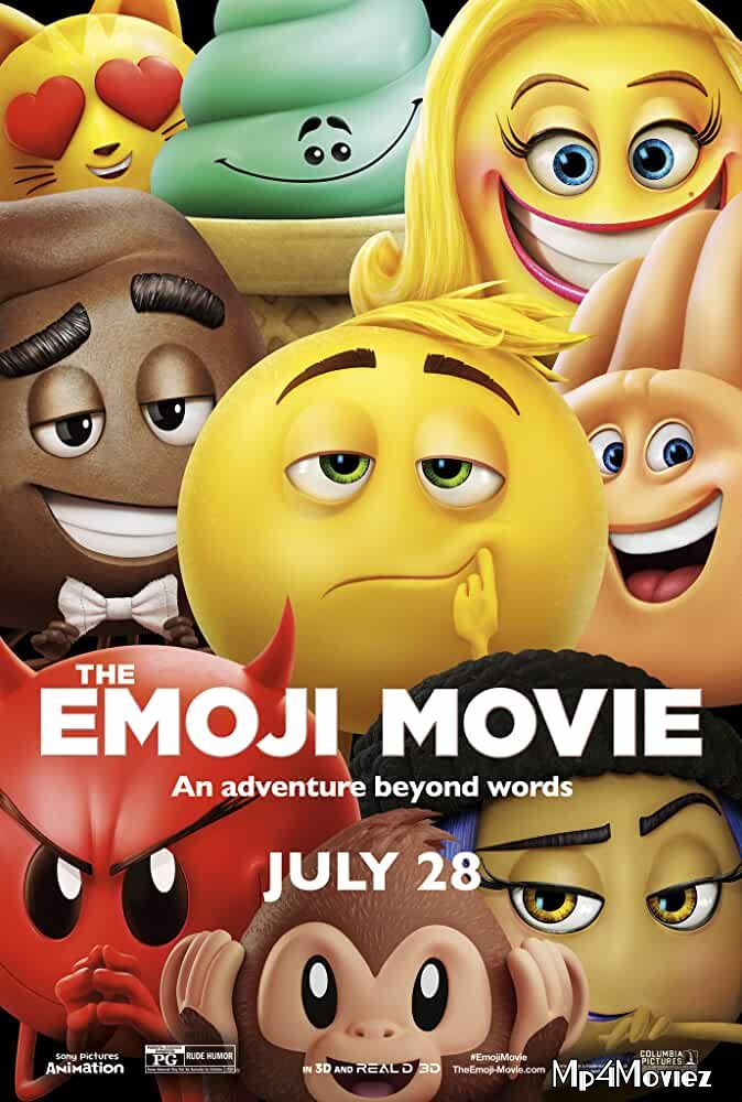 poster of The Emoji Movie 2017 Hindi Dubbed Movie