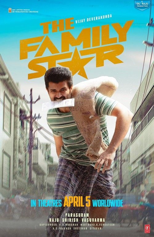 poster of The Family Star (2024) Hindi (Studio-Dubbed) Movie