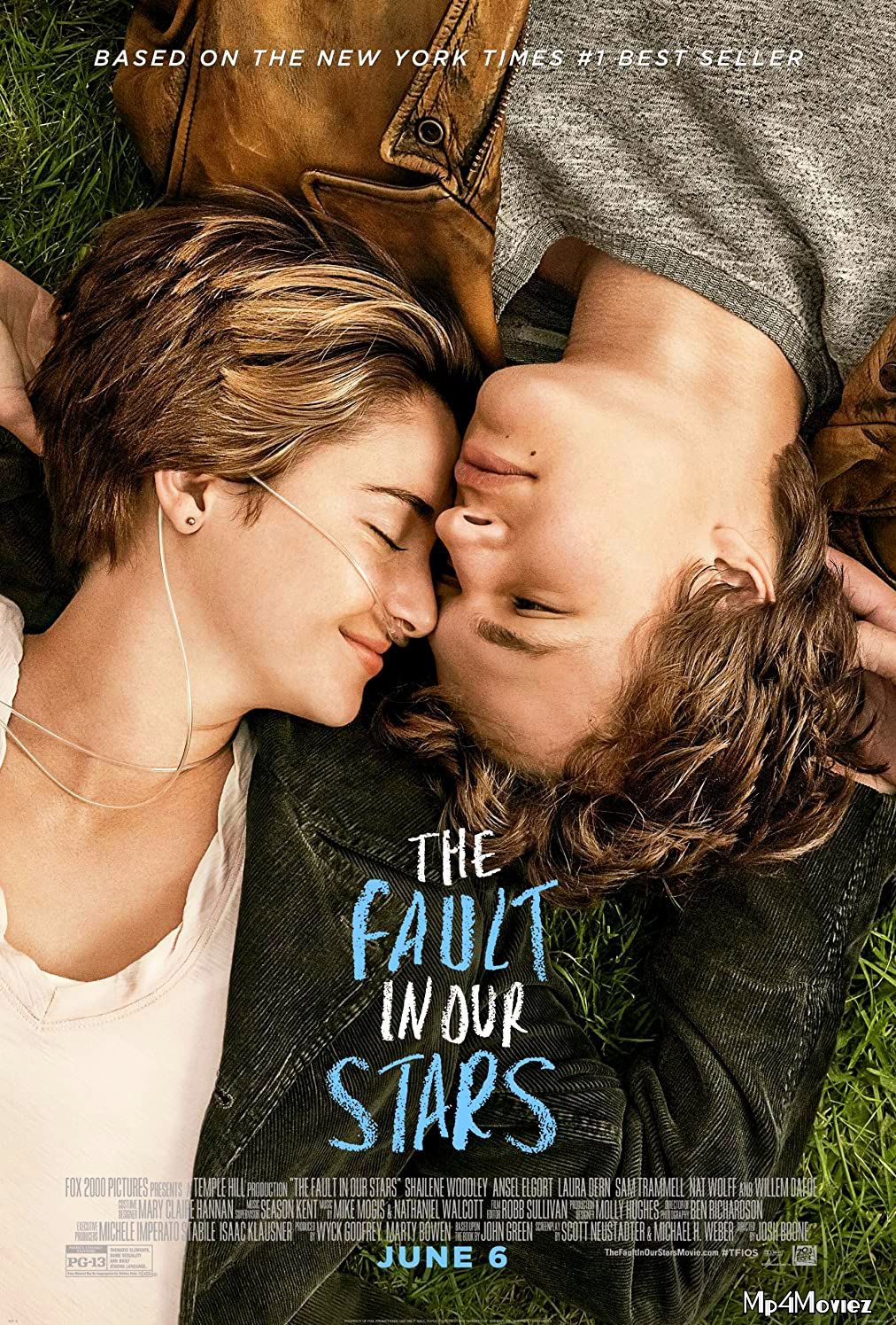 poster of The Fault in Our Stars (2014) Hollywood English BluRay