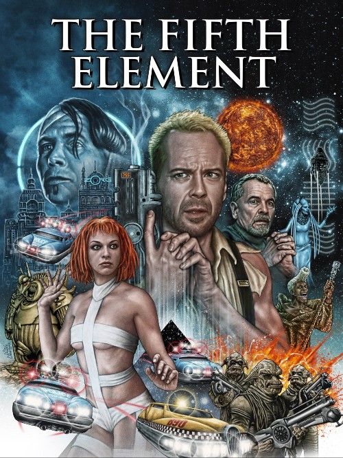 poster of The Fifth Element (1997) Hindi Dubbed Movie