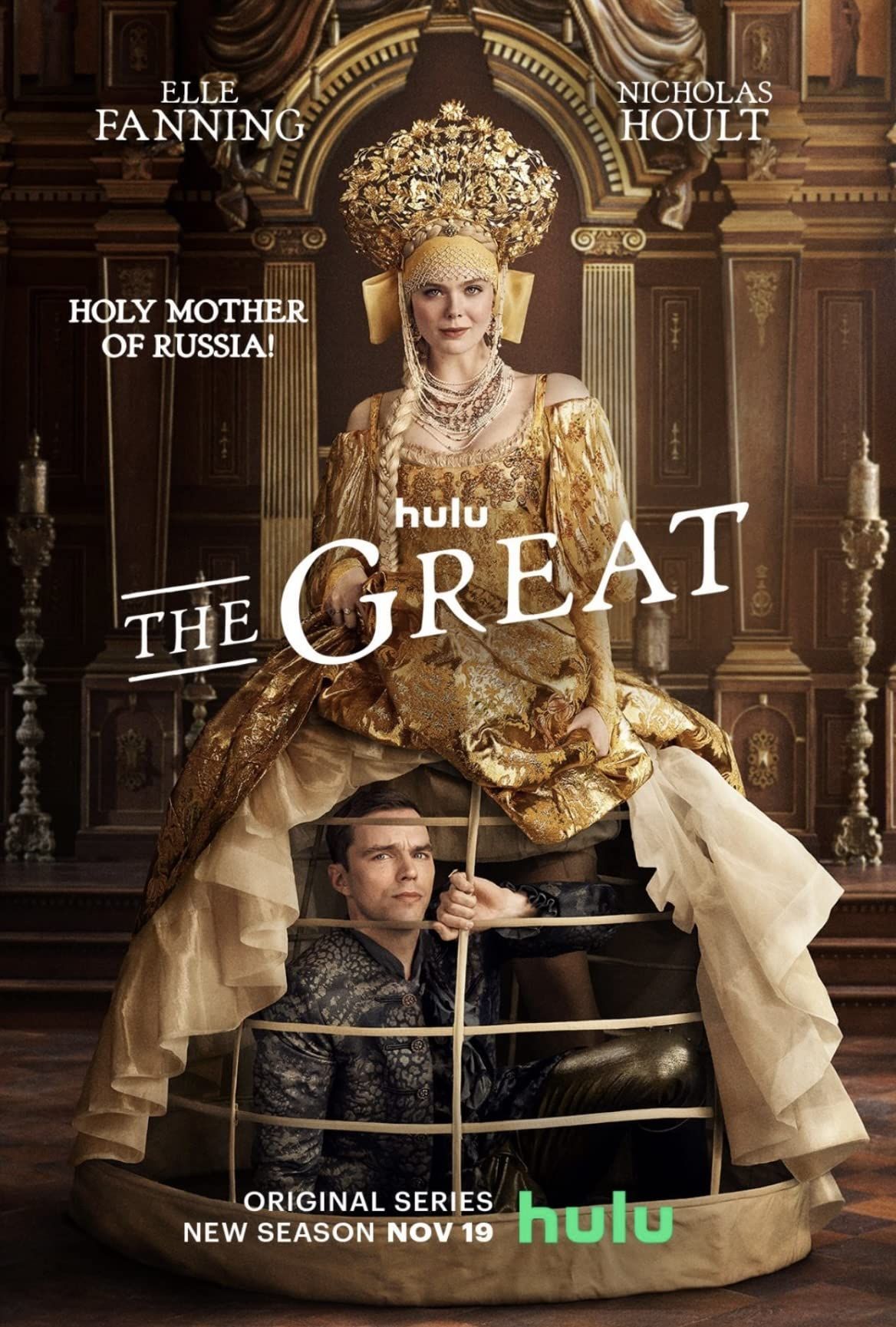 poster of The Great (2021) Season 2 English Hulu Web Series HDRip