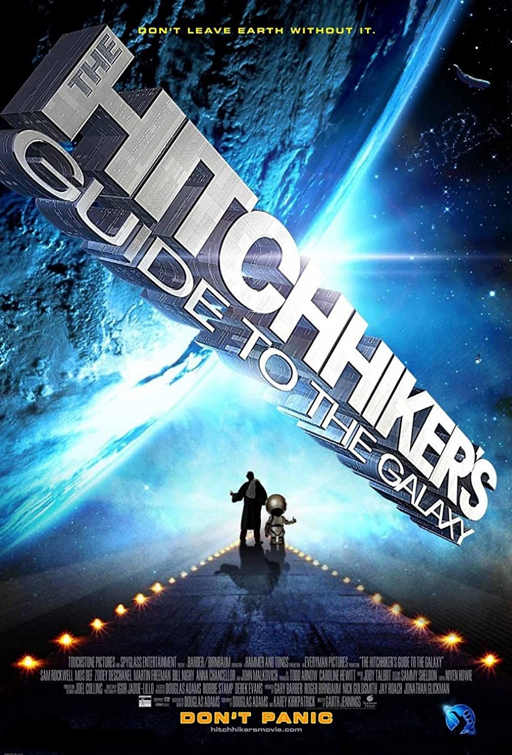 poster of The Hitchhikers Guide to the Galaxy (2005) Hindi Dubbed BluRay