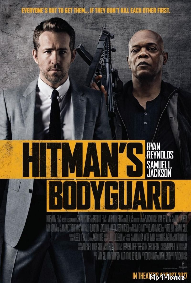 poster of The Hitmans Bodyguard 2017 Hindi Dubbed Full Movie