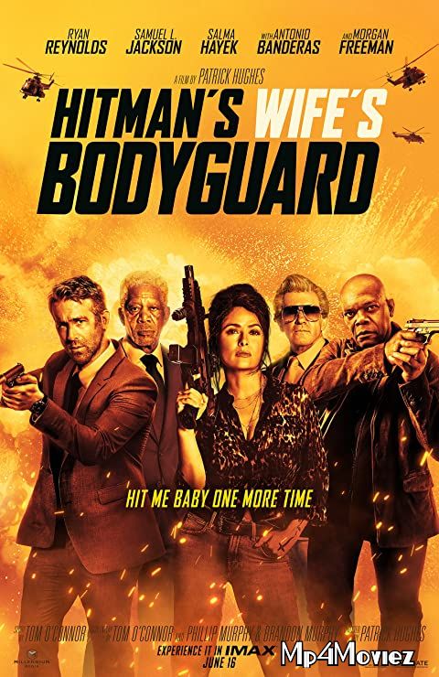 poster of The Hitmans Wifes Body Guard (2021) English HDRip