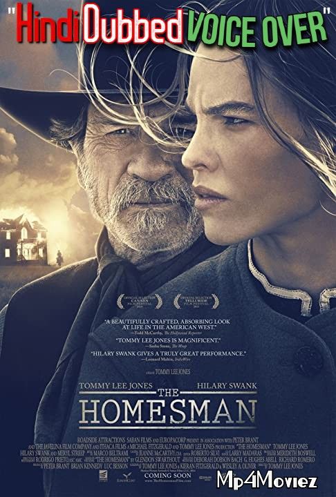 poster of The Homesman (2014) Hindi Dubbed BluRay