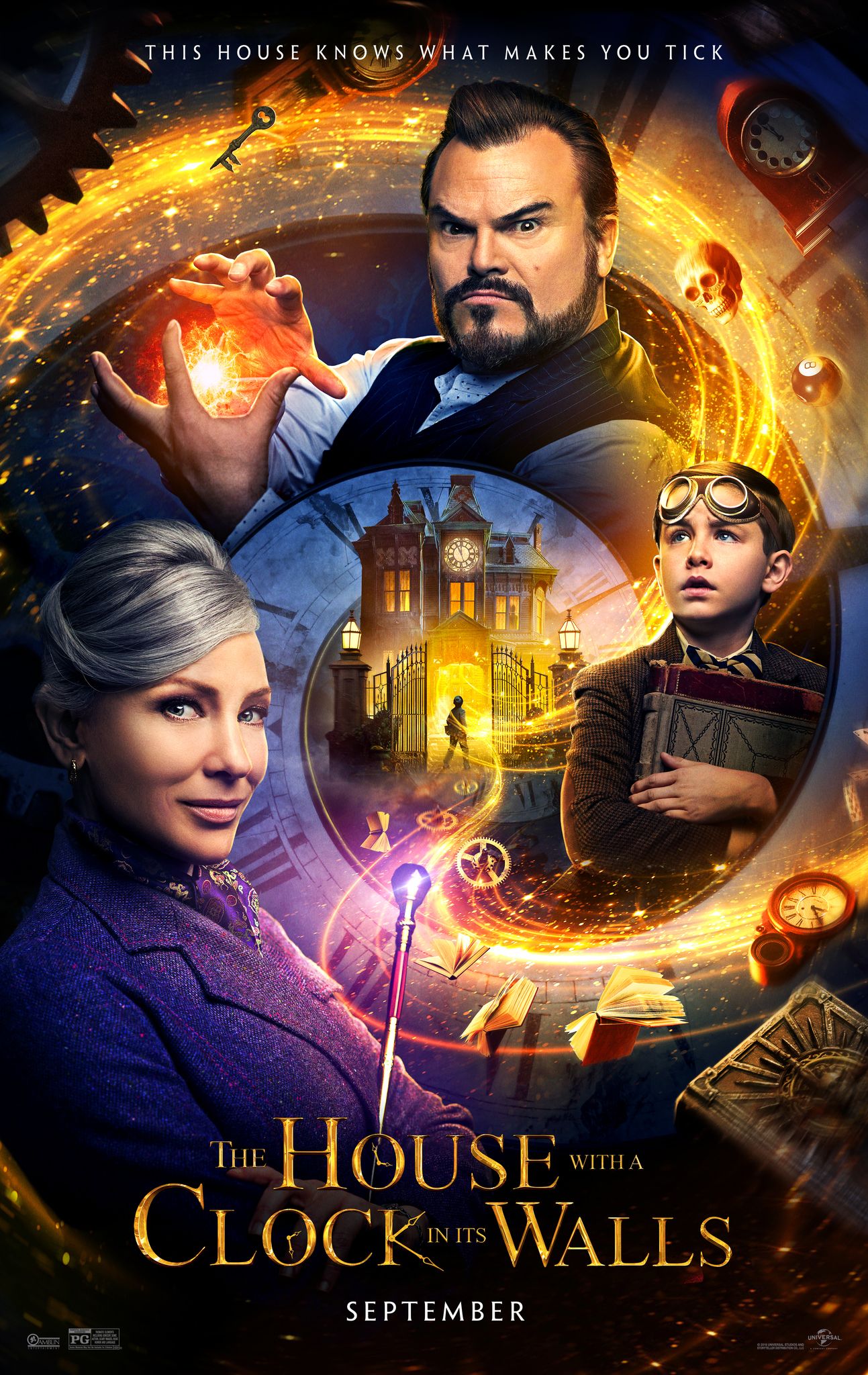 poster of The House with a Clock in Its Walls (2018) English BluRay