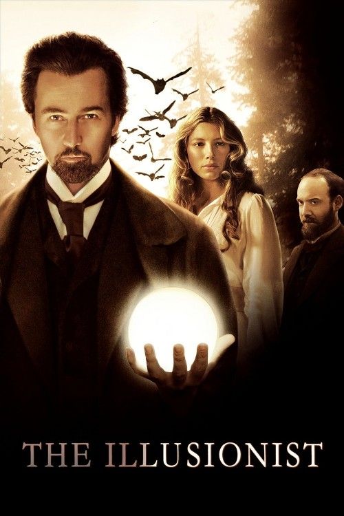 poster of The Illusionist (2006) ORG Hindi Dubbed Movie