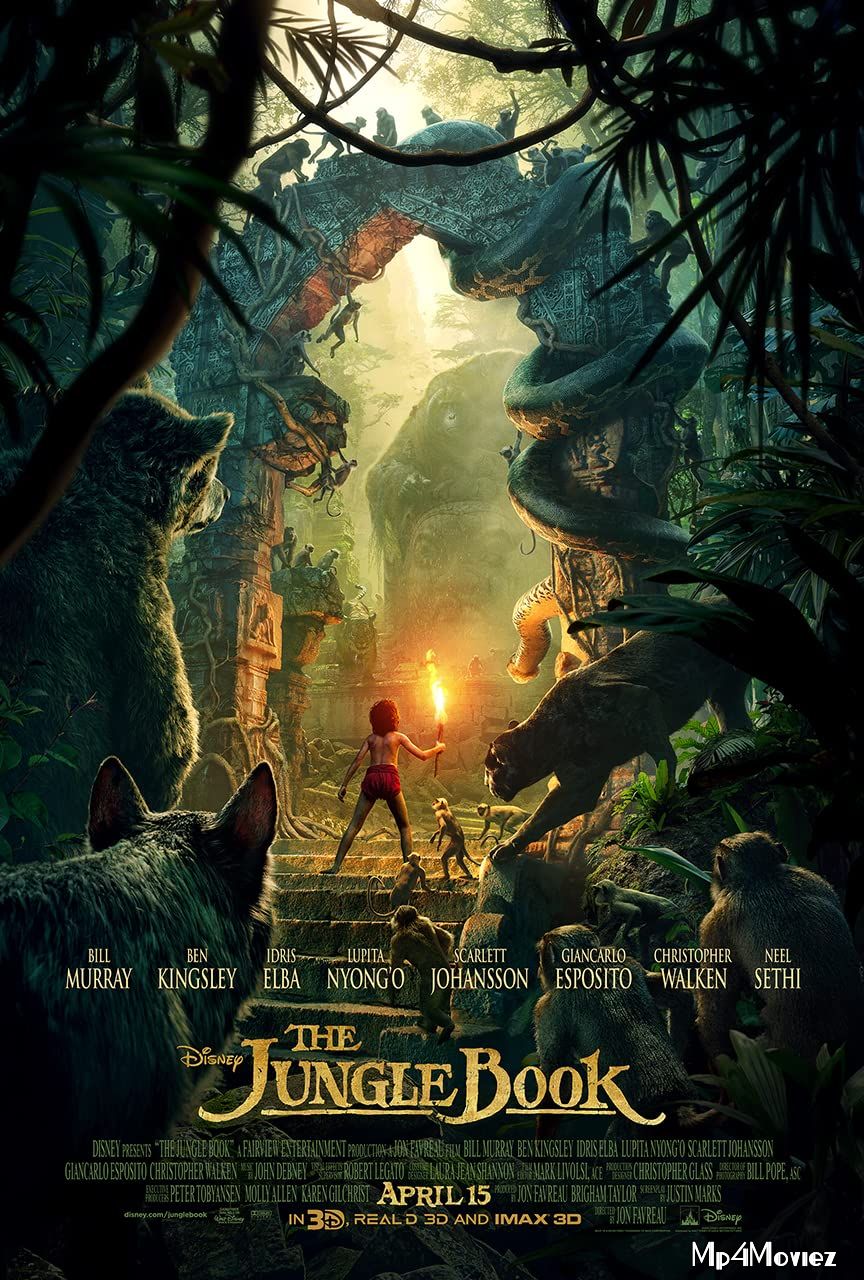 poster of The Jungle Book (2016) Hindi Dubbed BluRay